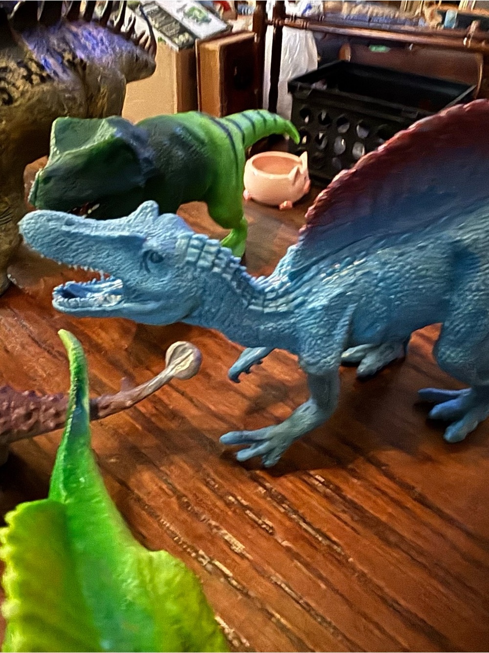 25 Dinosaur Figure Lot Mixed Plastic T-Rex Spinosaurus Stegosaurus Brachiosaurus - Picture 2 of 11
